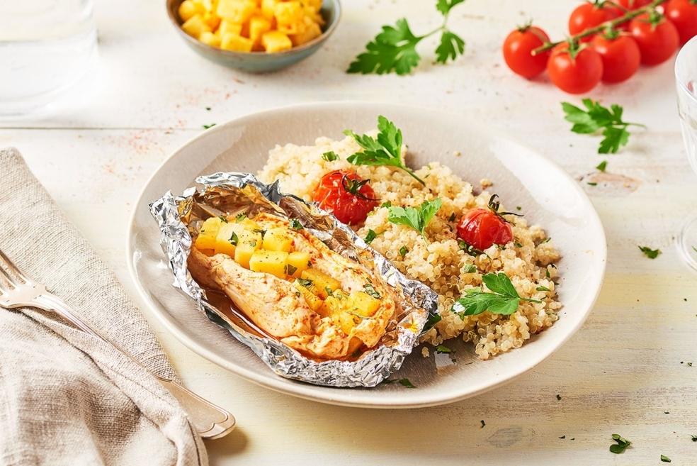 Poulet barbecue à l’ananas