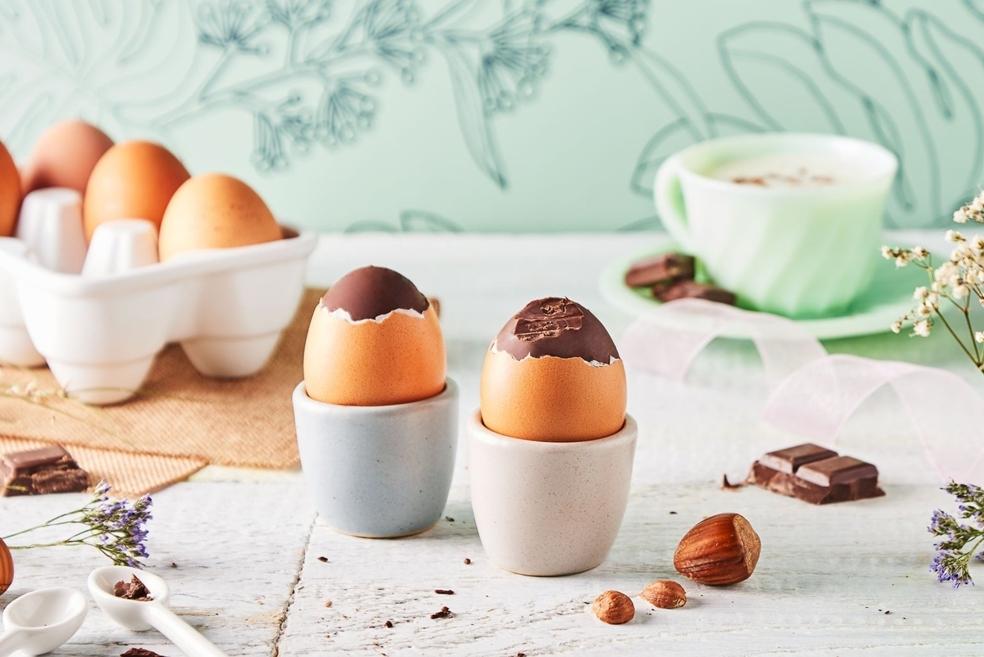 Œufs de pâques en chocolat maison