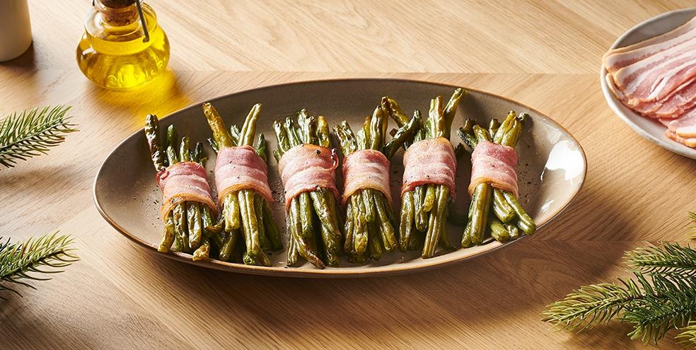 Fagots de haricots verts au lard