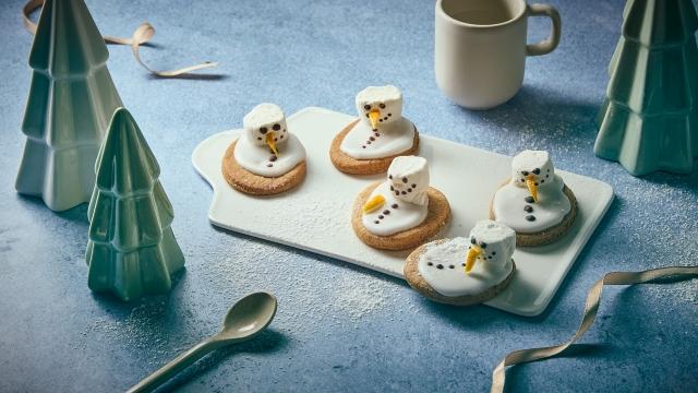 Sablés aux épices bonhommes de neige