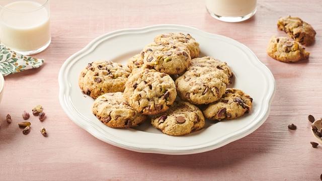 Cookies aux pistaches et au chocolat