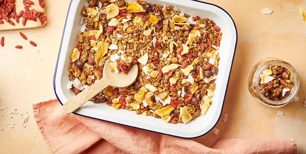 Granola aux fruits exotiques