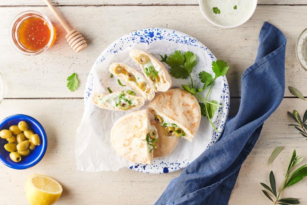 Pita veggie méditerranéenne