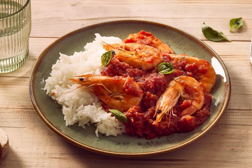 Rougail de crevettes