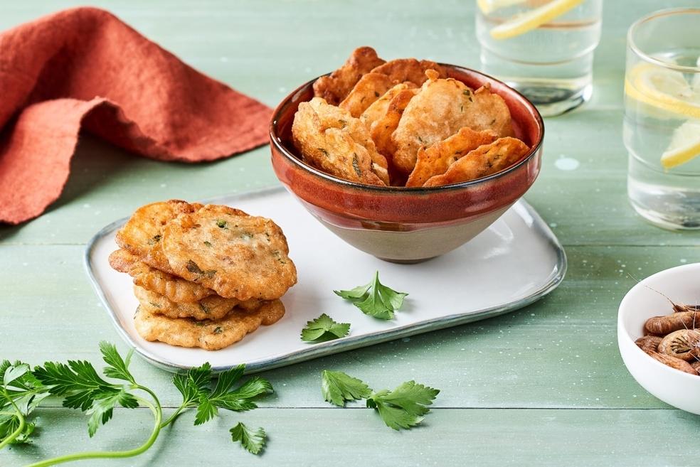 Tortillitas de Camarones