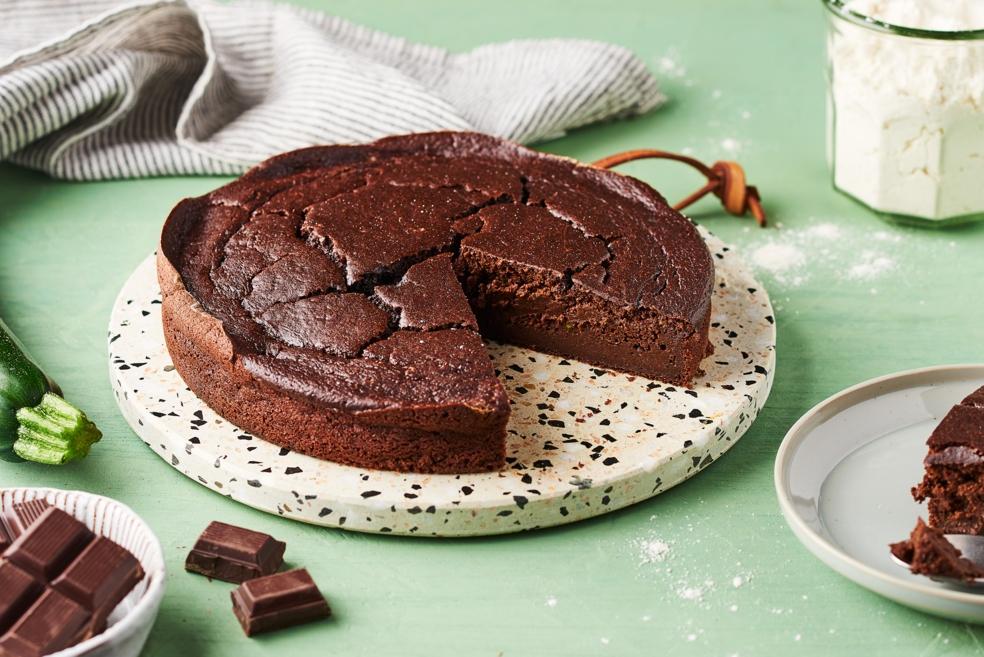 Fondant chocolat et courgette sans beurre