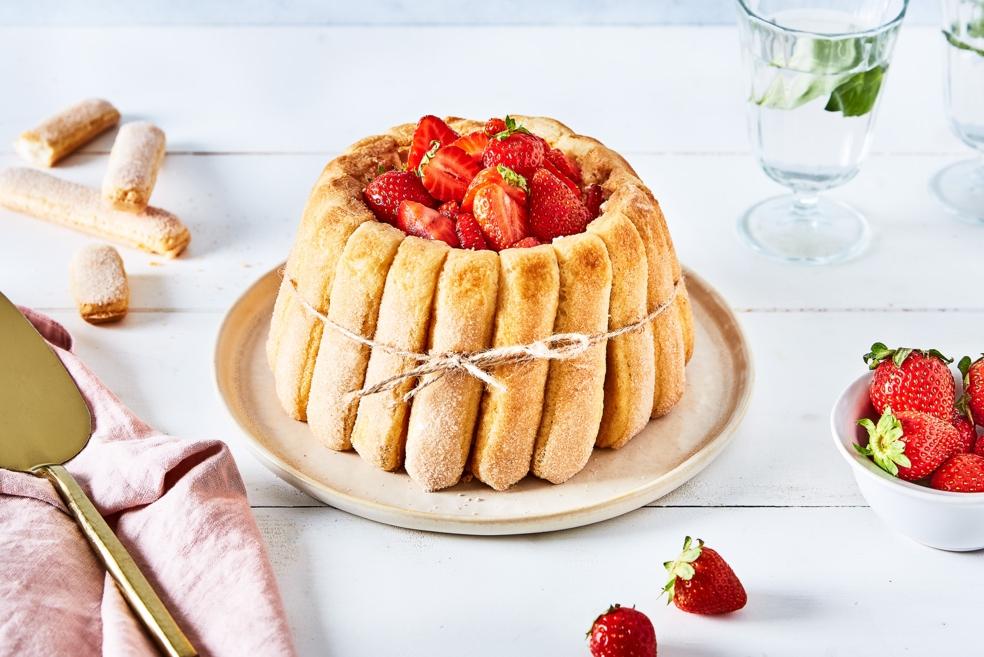 Charlotte aux fraises