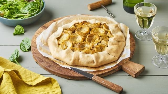 Tarte à l’ancienne aux cœurs d’artichauts