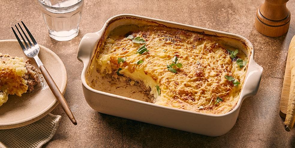 Hachis parmentier de bœuf au panais