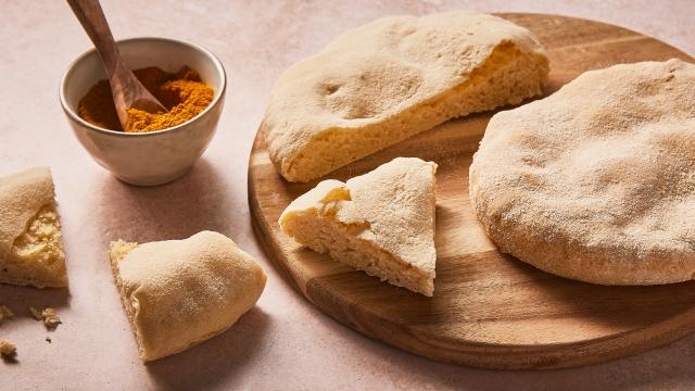 Pain batbout au cumin