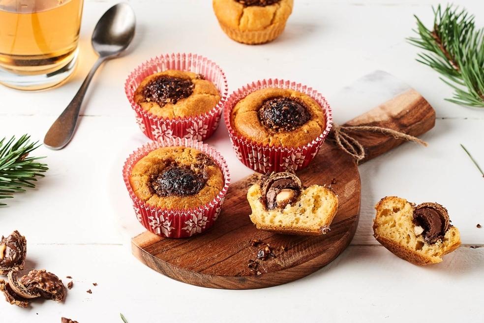 Muffins aux rochers chocolat