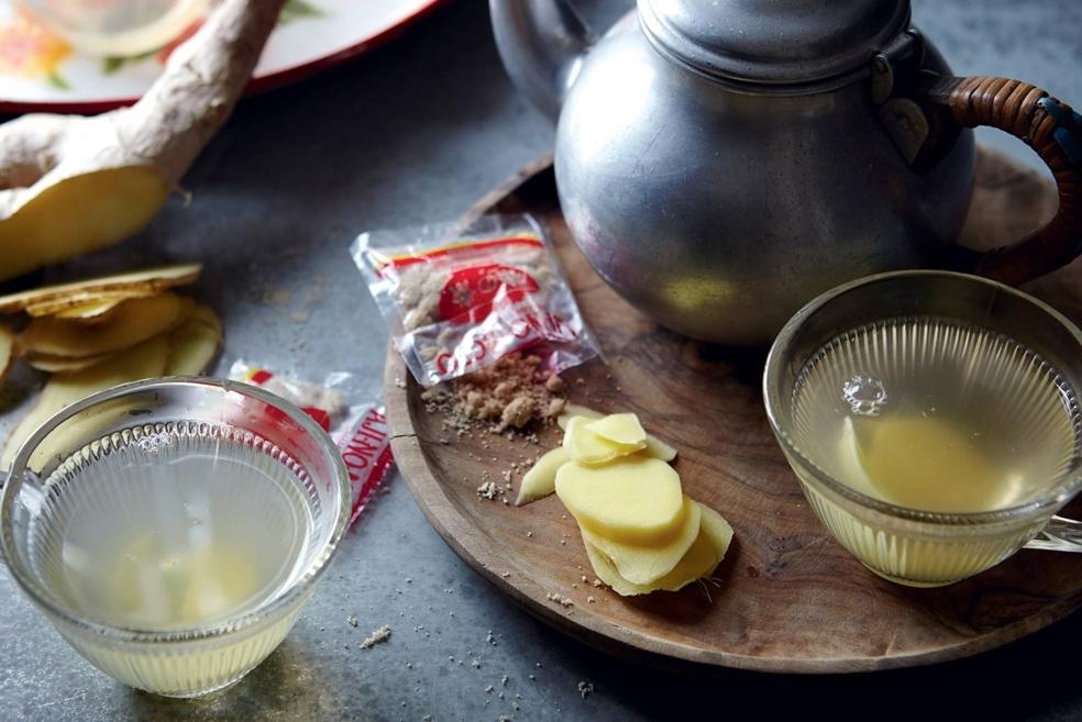 Infusion au gingembre et citron