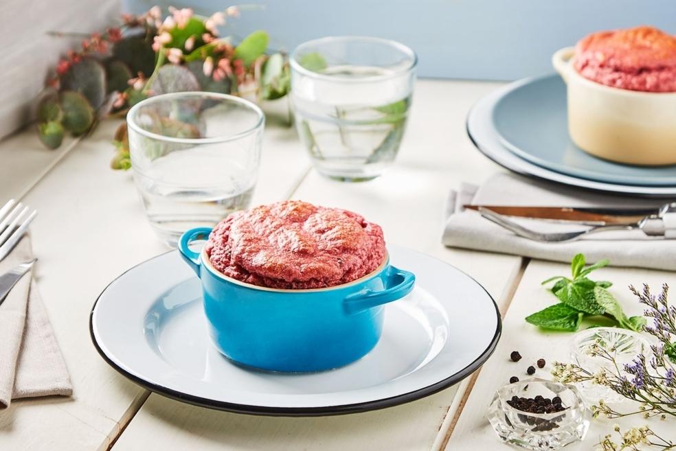 Soufflé de betterave et menthe