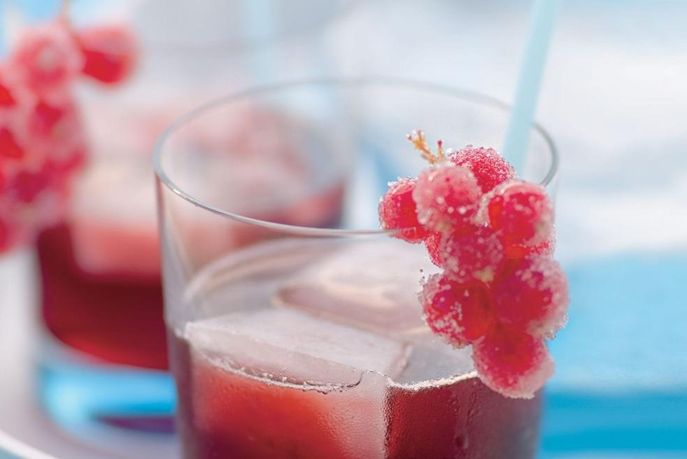 Cocktail sibérien au cassis