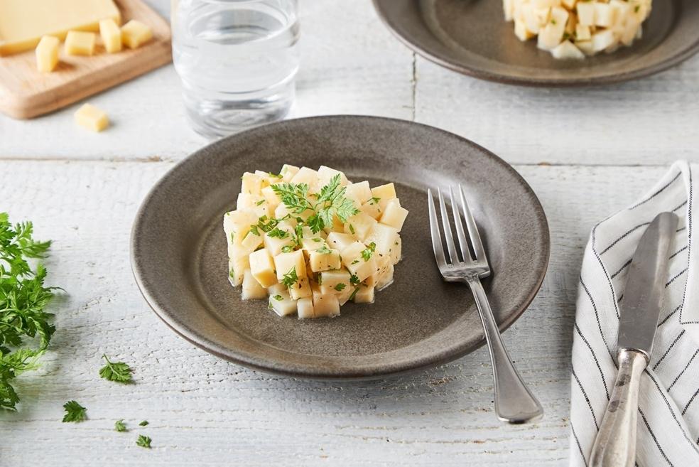 Tartare de céleri au beaufort