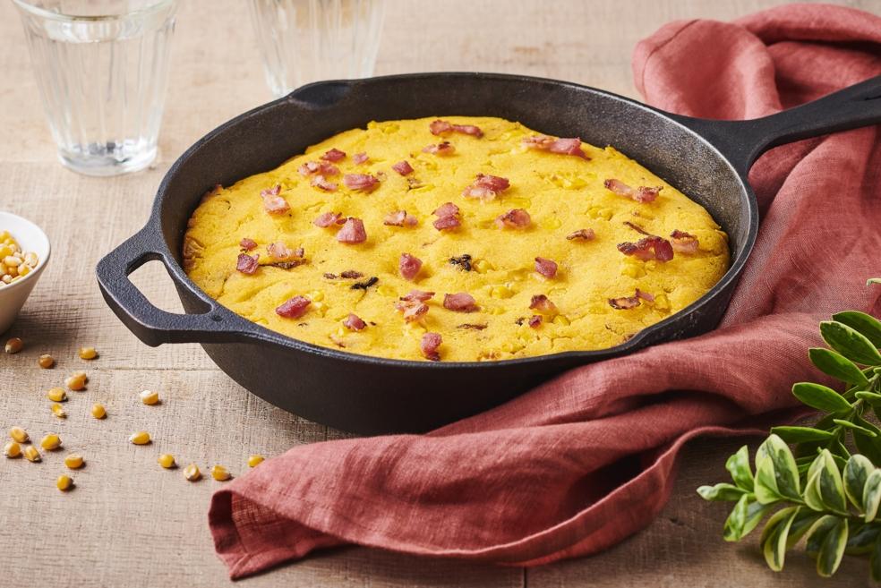 Cornbread bacon et oignon