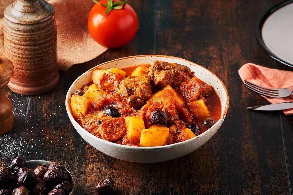 Sauté de veau à la catalane