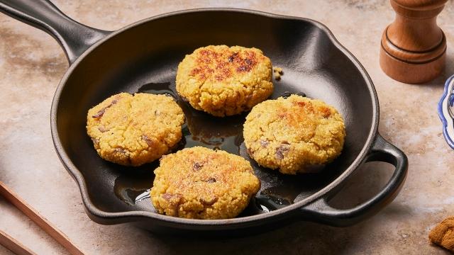 Galette de semoule aux épices