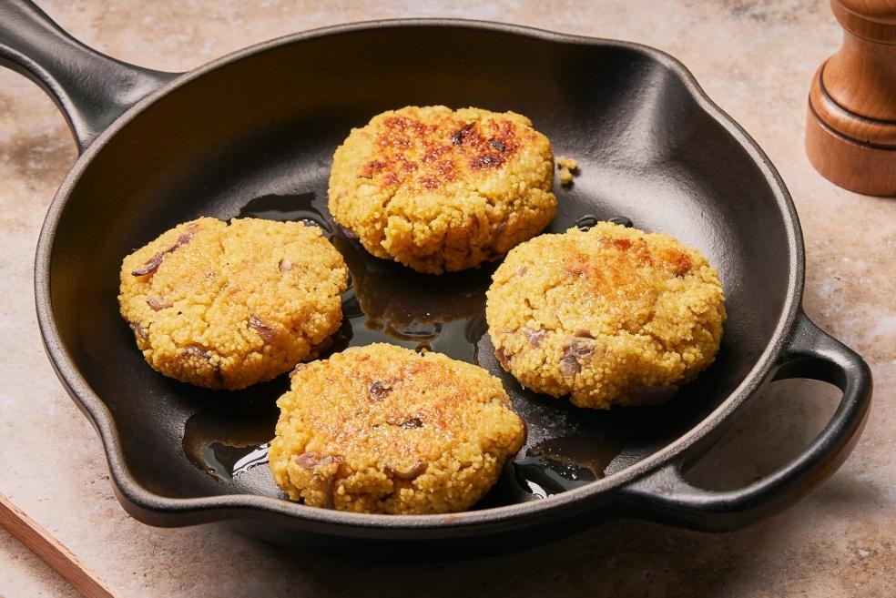 Galette de semoule aux épices