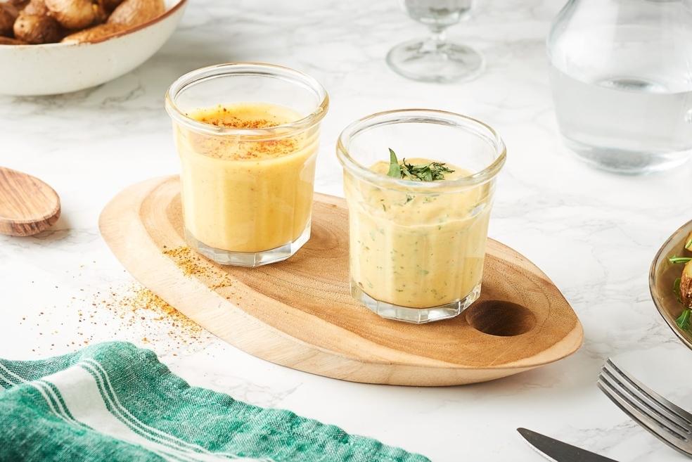 3 moutardes aromatisées