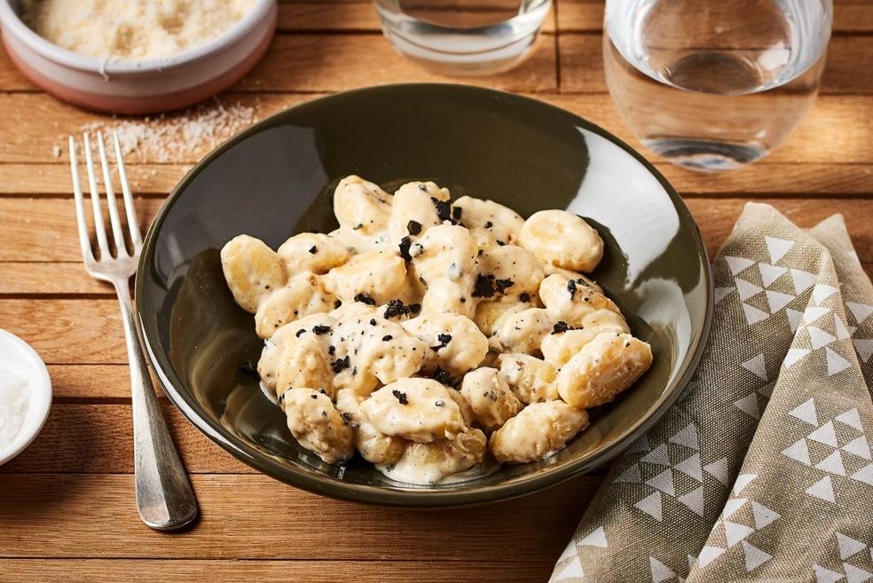 Gnocchi à la crème de truffe