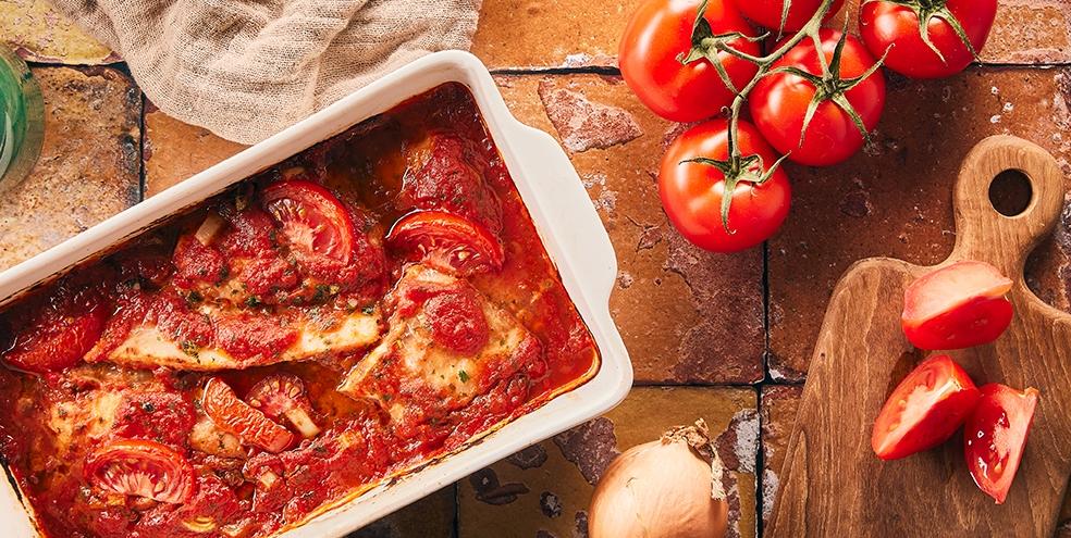 Gratin de poisson à la provençale