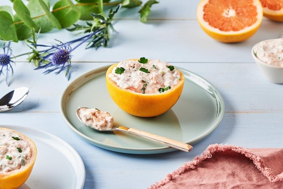 Pamplemousse farci au thon