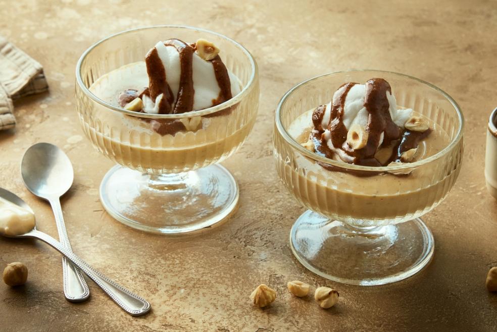 Iles flottantes au praliné