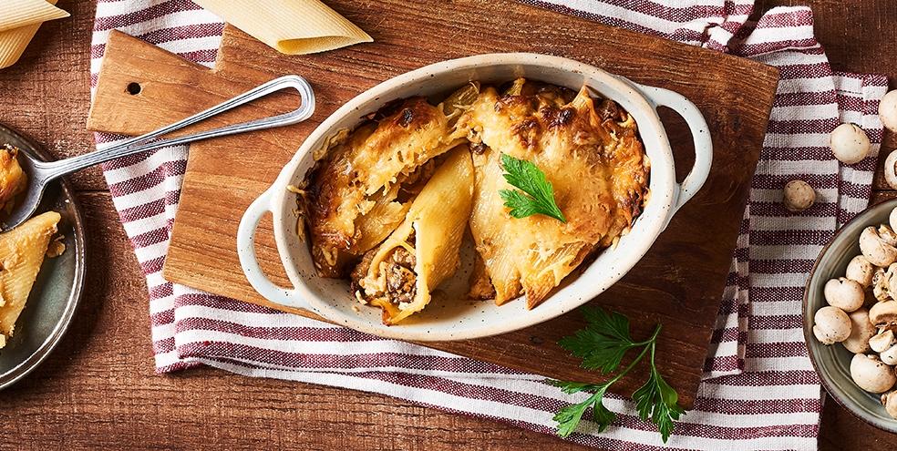 Cannelloni chèvre et champignons