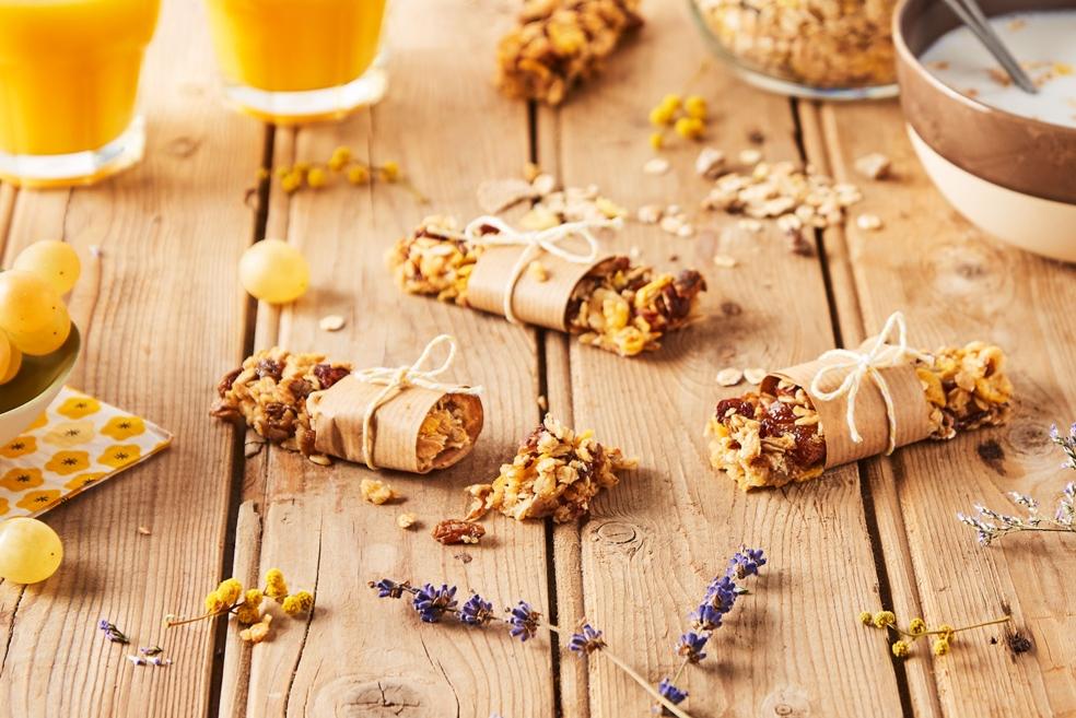 Barres de céréales maison