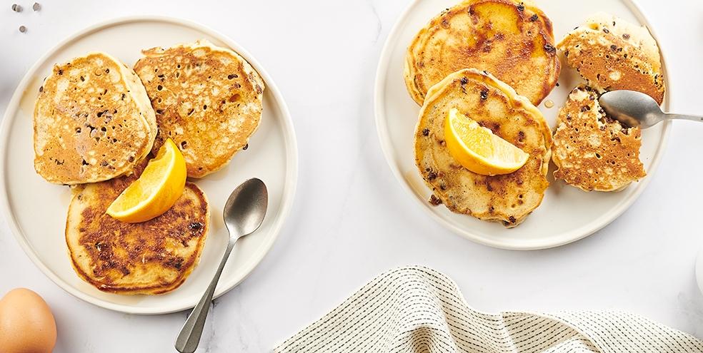 Pancakes aux pépites de chocolat