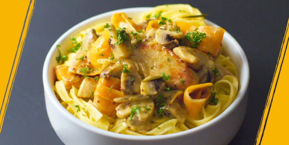 Poulet à la forestière