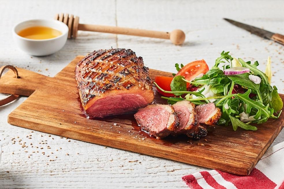 Filets de canard au miel au barbecue